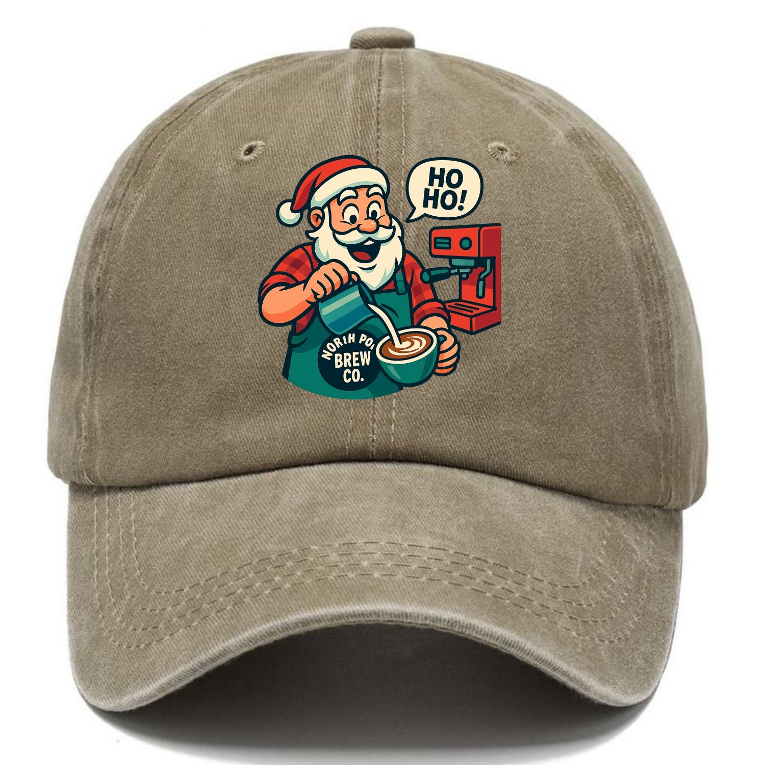 Santa Barista - Classic Cap - Warm Sand(Khaki)