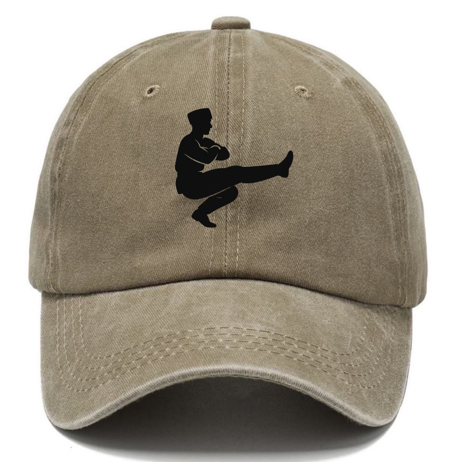 Russian Cossack dancer squat kick - Classic Cap - Warm Sand(Khaki)