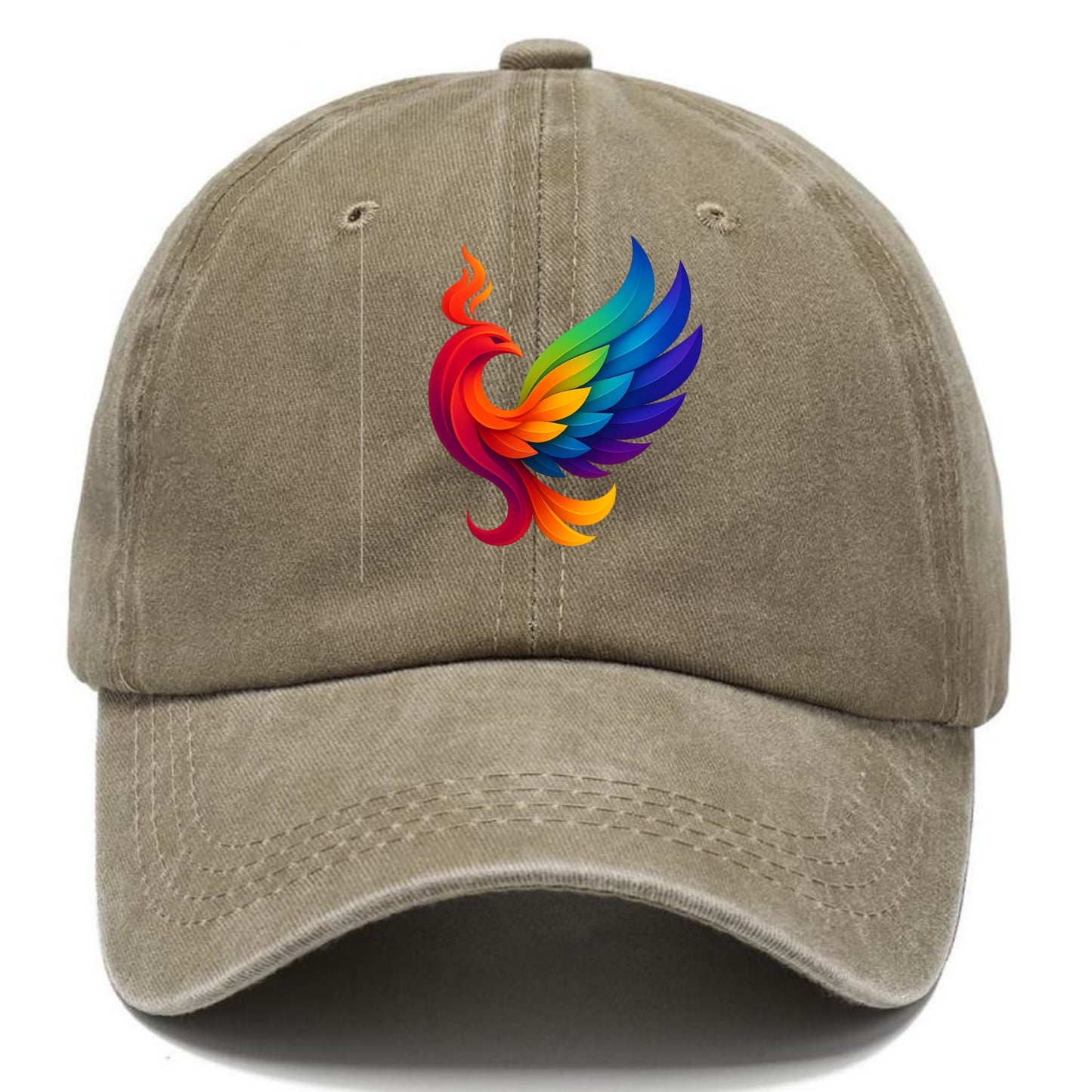 Liberation Bird - Phoenix with each feat - Classic Cap - Warm Sand(Khaki)