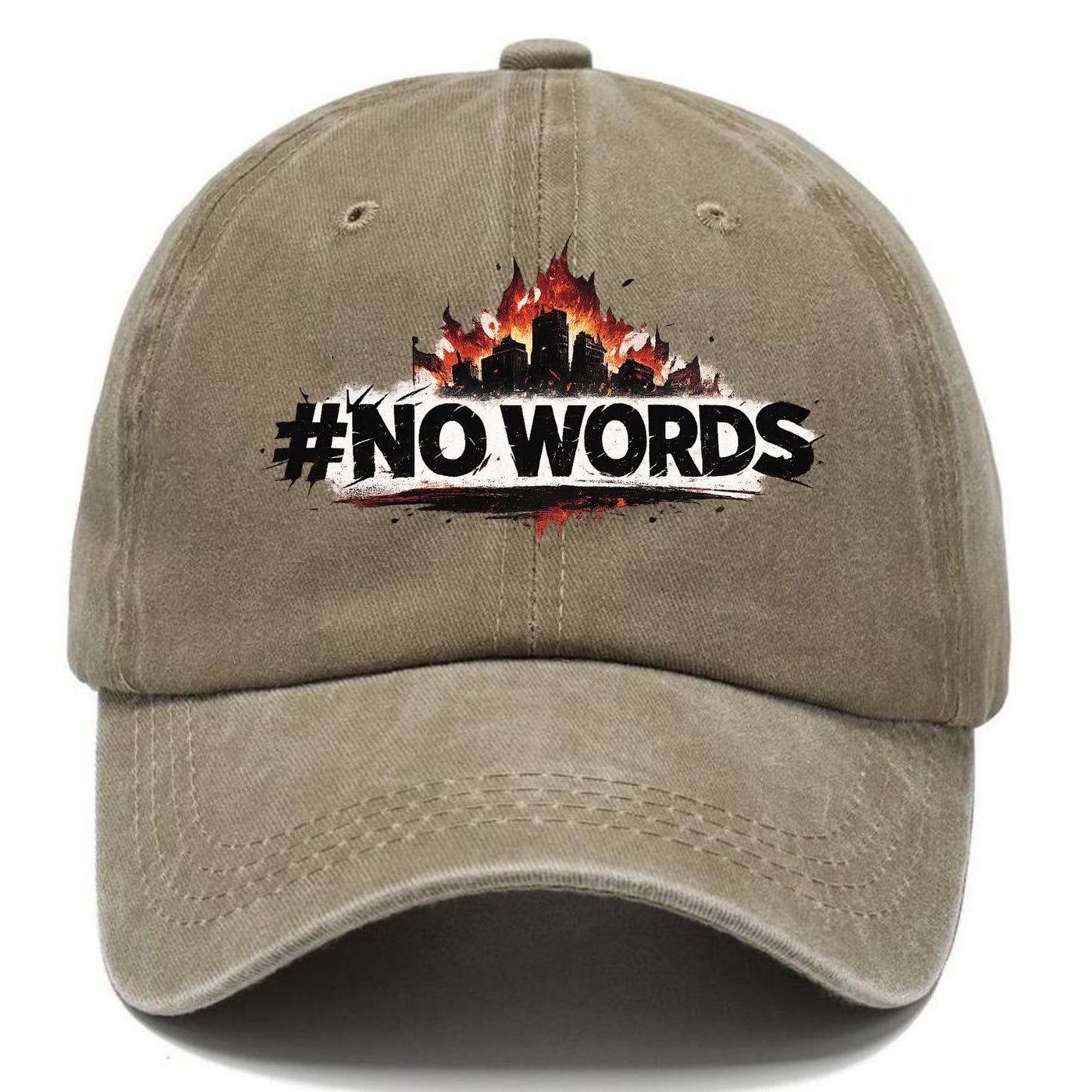 No Words - Classic Cap - Warm Sand(Khaki)
