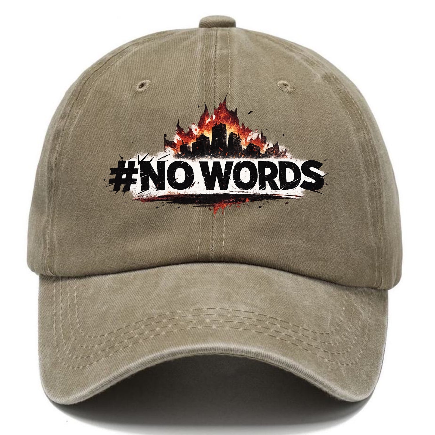 No Words - Classic Cap - Warm Sand(Khaki)