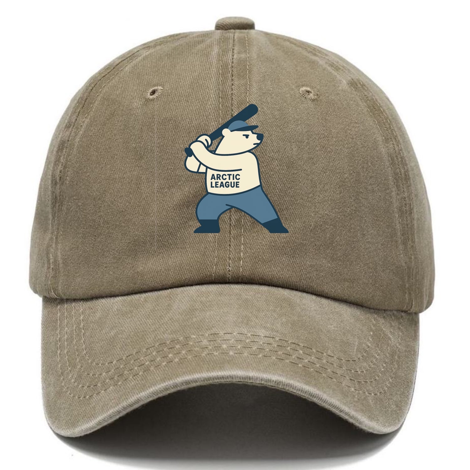 Polar Bear Baseball MVP - Classic Cap - Warm Sand(Khaki)