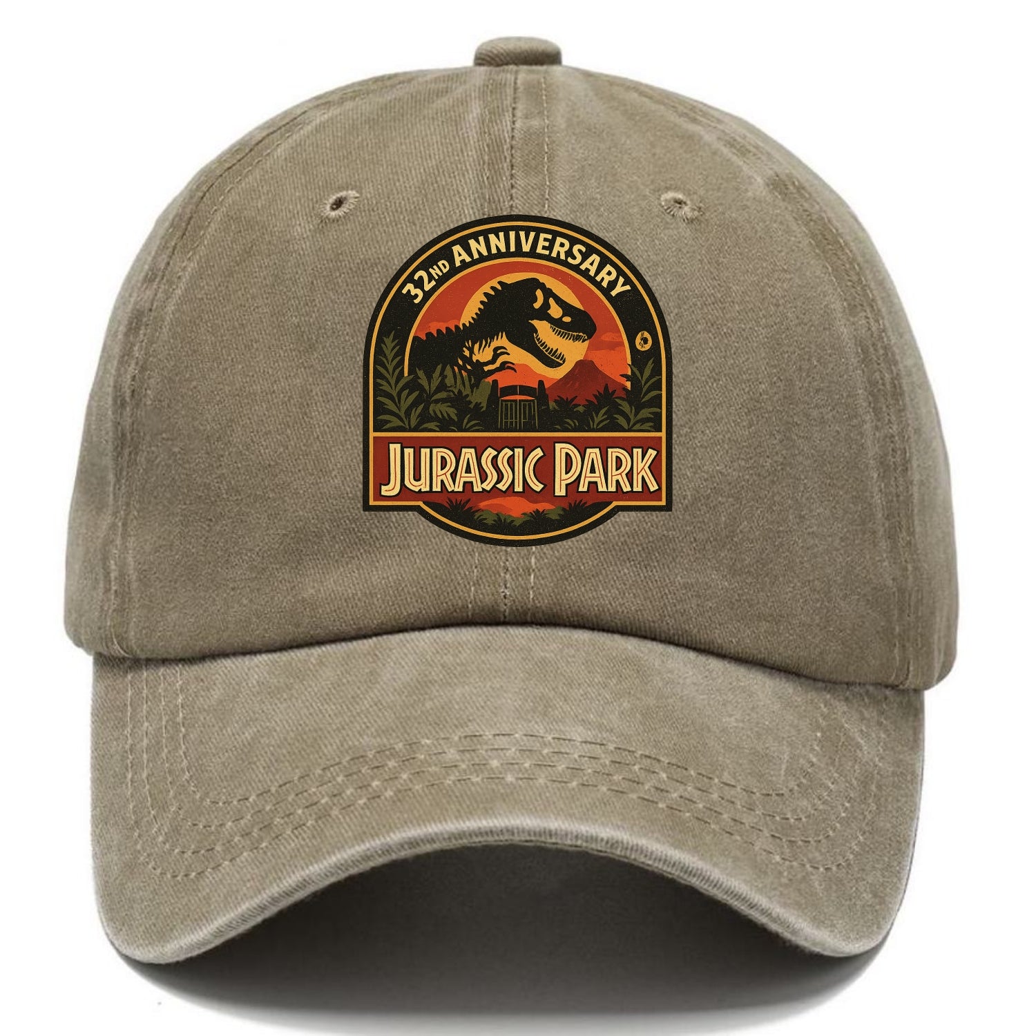 Jurassic Park 32nd Anniversary - Classic Cap - Warm Sand(Khaki)