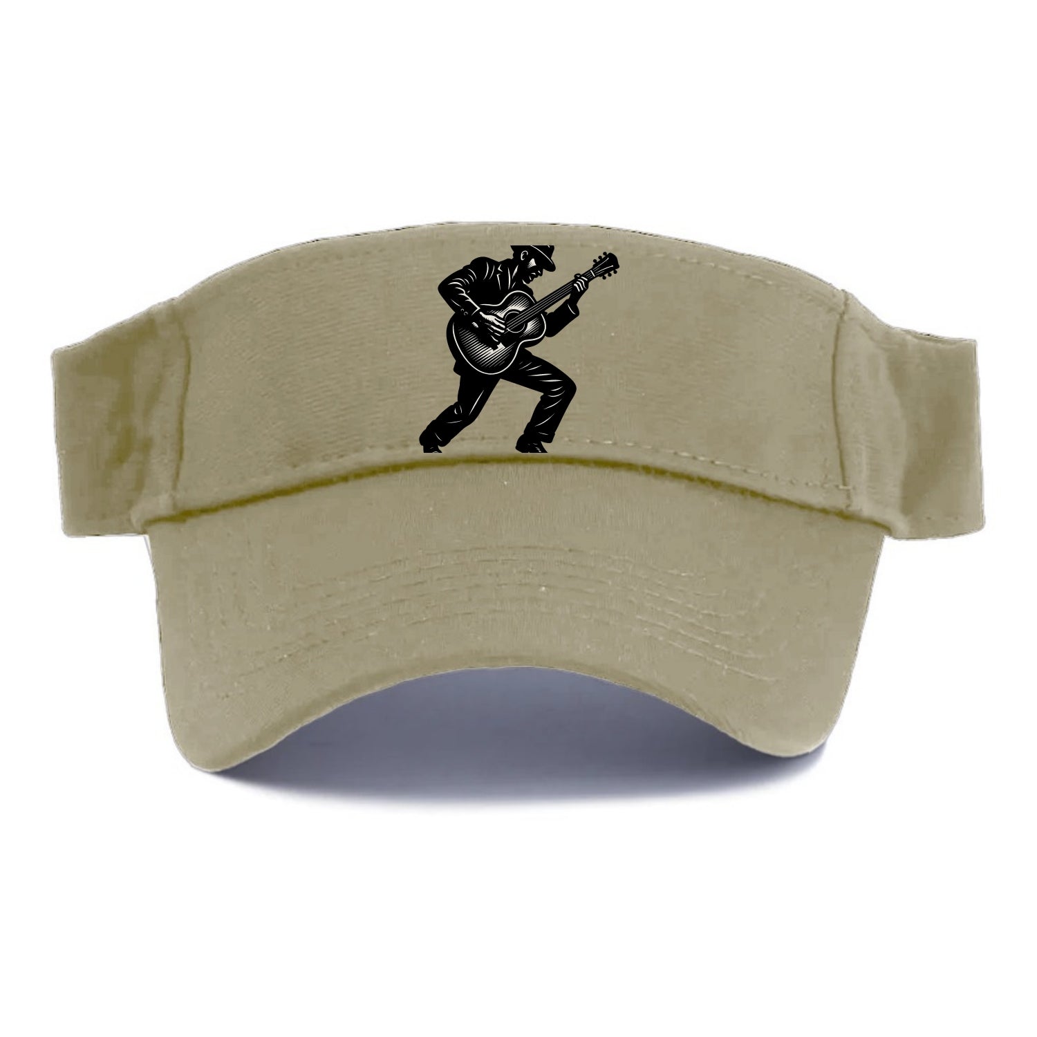 Guitarist playing acoustic guitar - Visor - Warm Sand(Khaki)