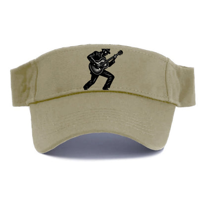 Guitarist playing acoustic guitar - Visor - Warm Sand(Khaki)