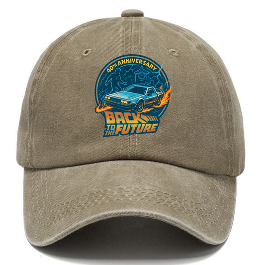 Back To The Future 40th Anniversary - Classic Cap - Warm Sand(Khaki)