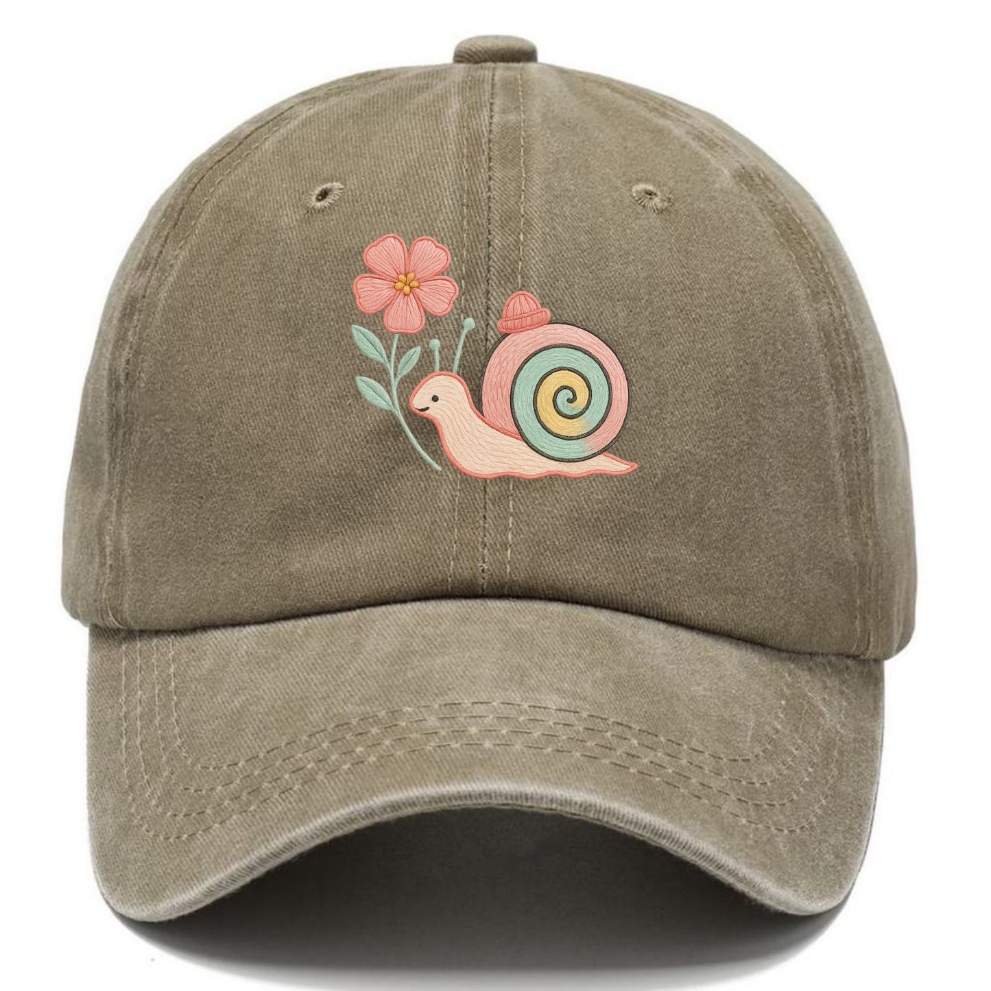 Coral Snail - Classic Cap - Warm Sand(Khaki)