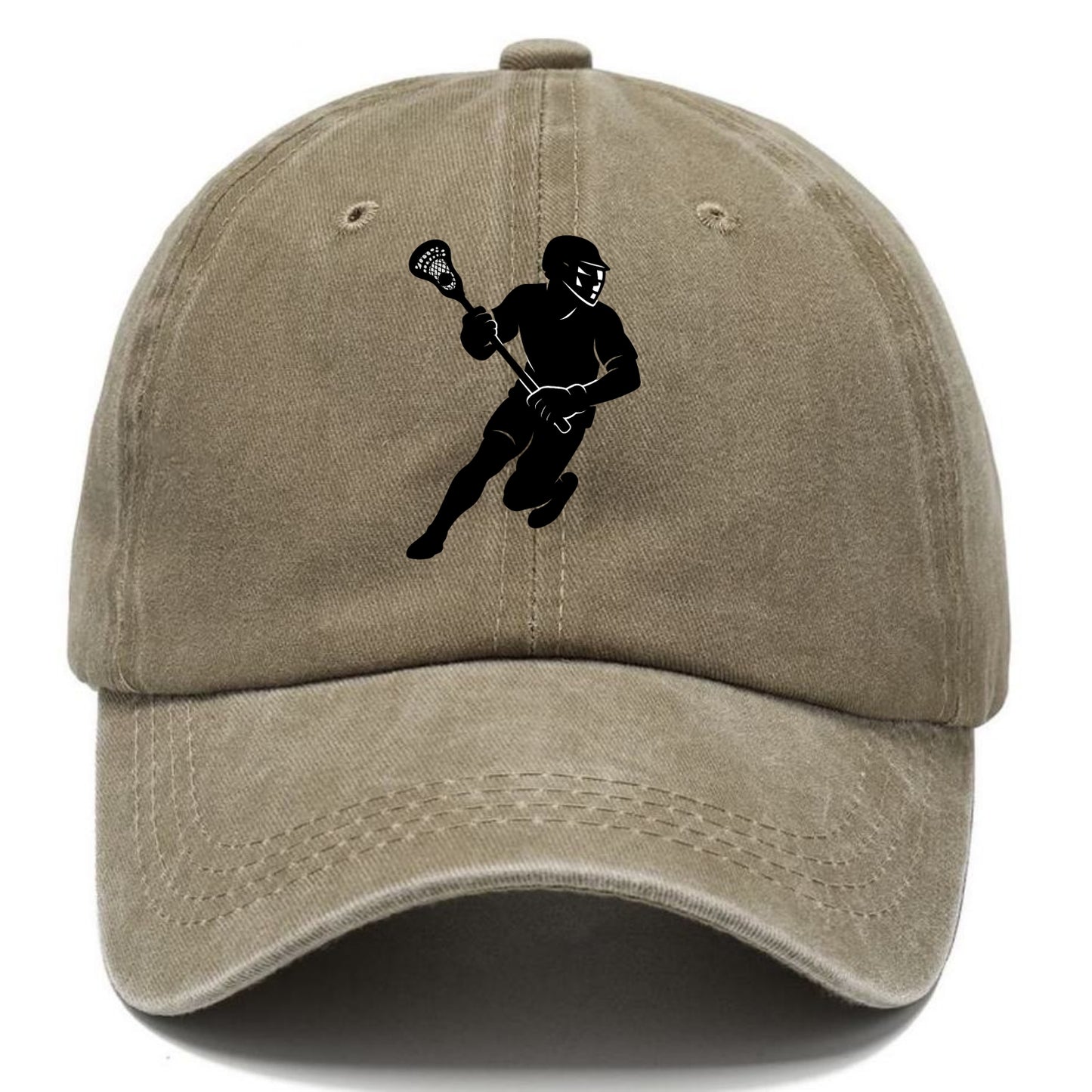 Lacrosse player cradling stick - Classic Cap - Warm Sand(Khaki)