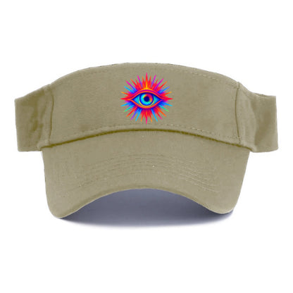 Rainbow Third Eye - Prismatic eye radiat Visor - Warm Sand(Khaki)