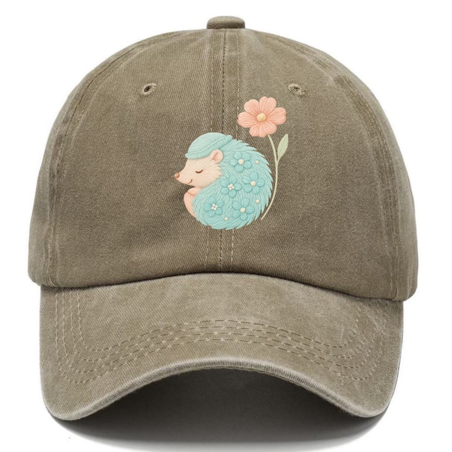 Aqua Hedgehog - Classic Cap - Warm Sand(Khaki)