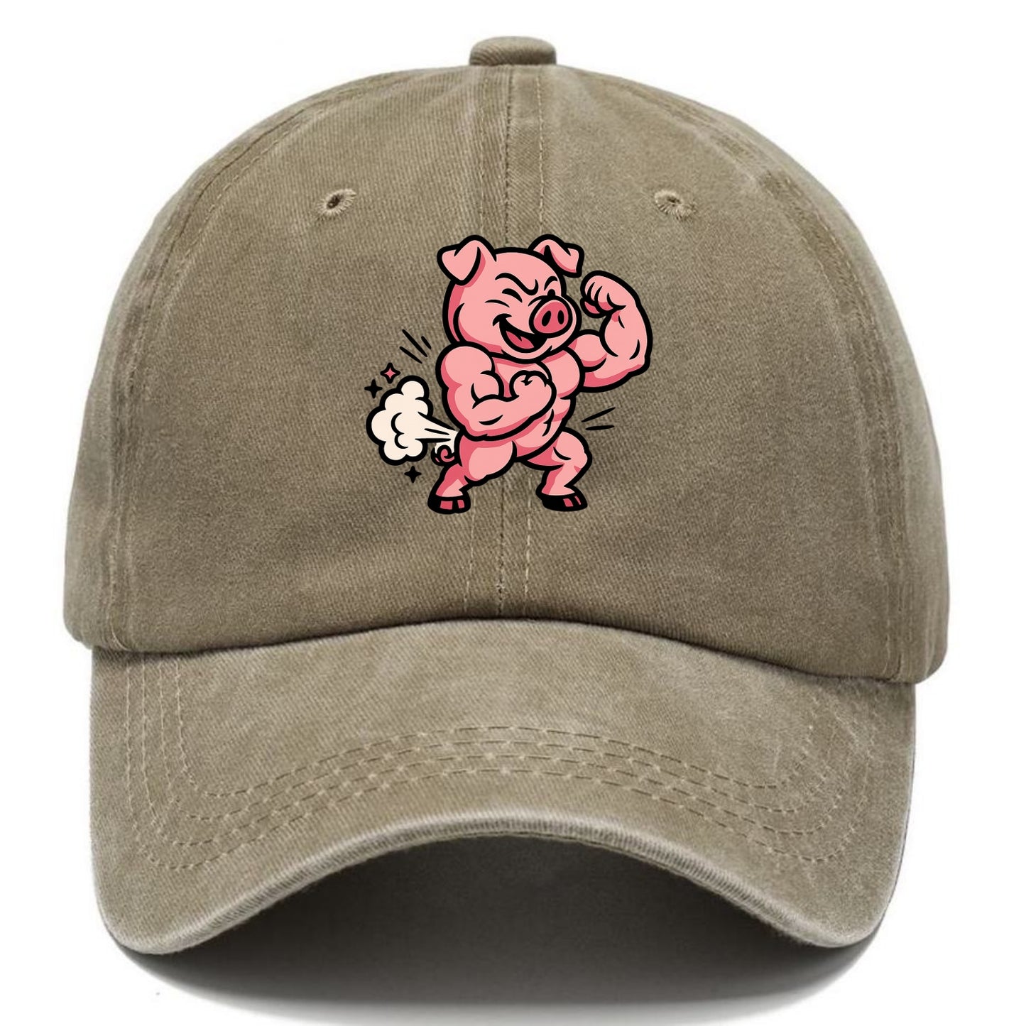 Strong Pig - Classic Cap - Warm Sand(Khaki)