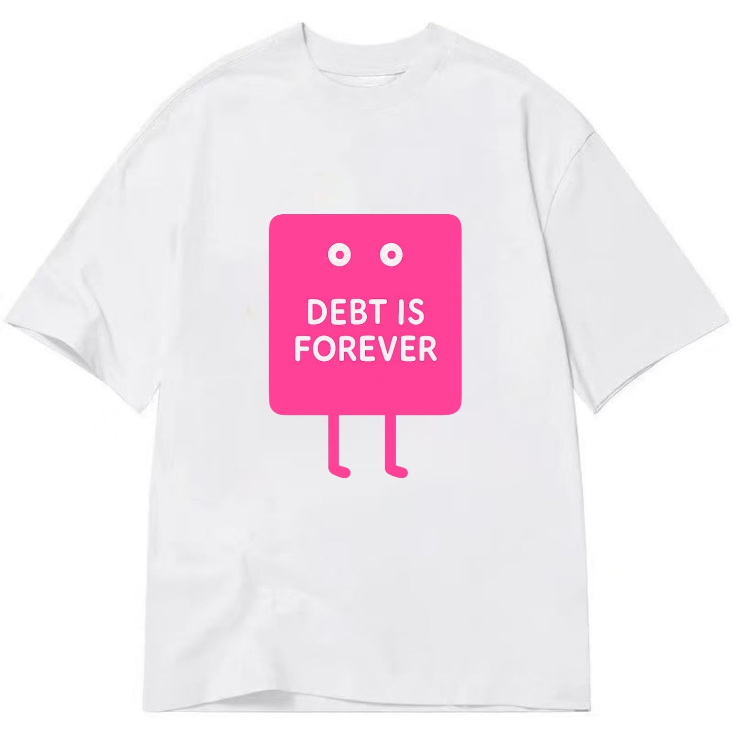 DEBT IS FOREVER | Immortal credit card - Classic T-shirt - White