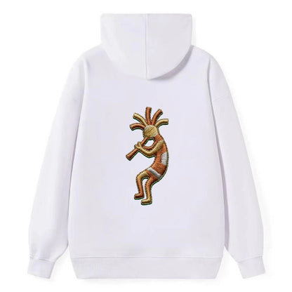 Kokopelli - Classic Pullover Hoodie - White