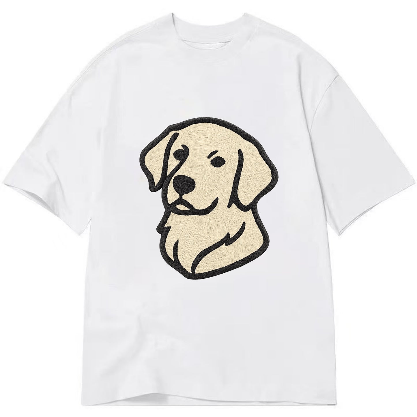 Golden Retriever - Head tilt curious pos Classic T-shirt - White