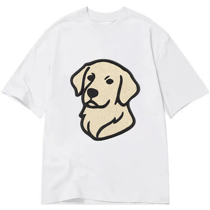 Golden Retriever - Head tilt curious pos Classic T-shirt - White