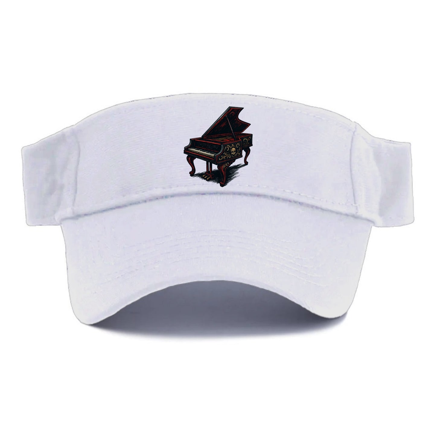 Harpsichord with baroque decorative styling - Visor - White