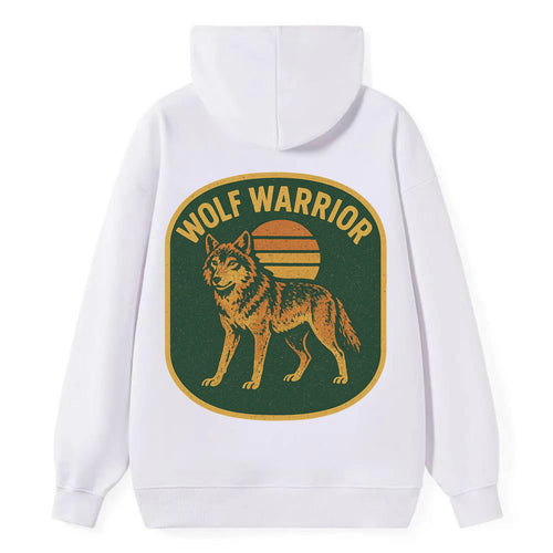 Wolf Warrior  - Classic Pullover Hoodie