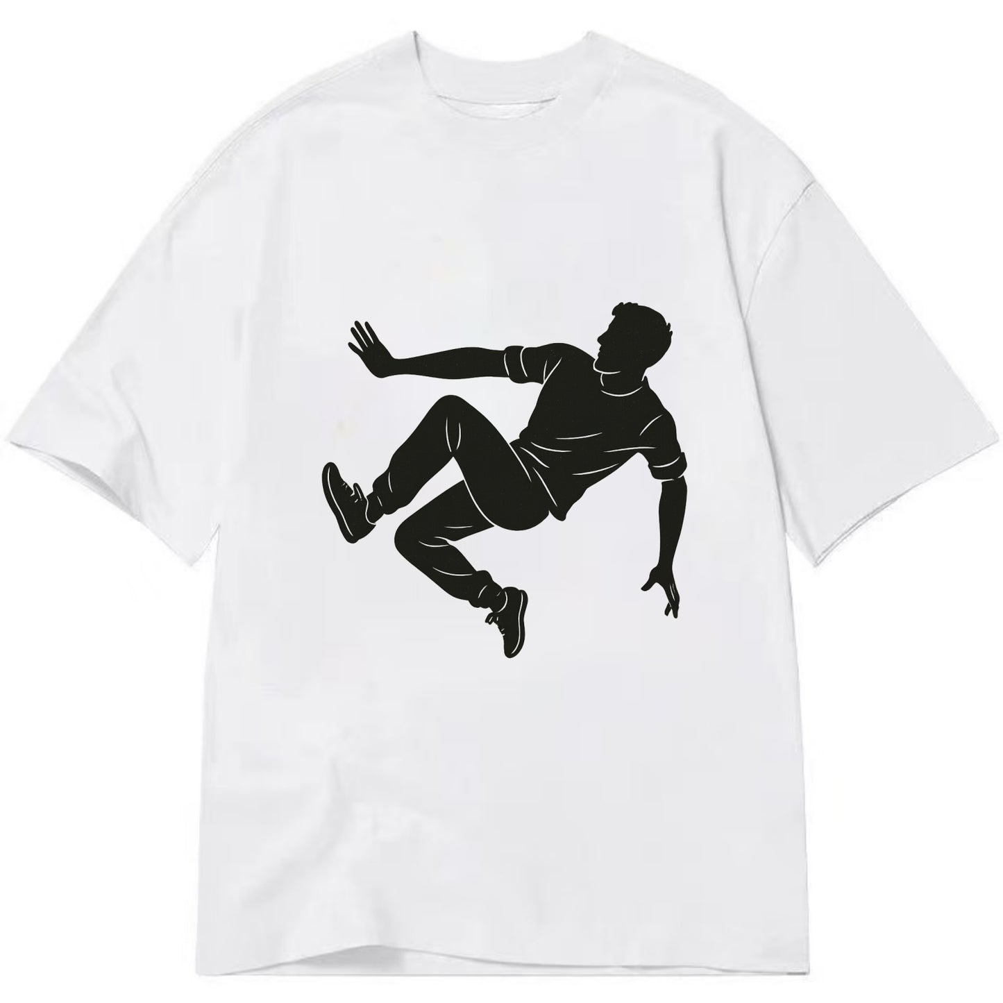 Parkour athlete wall run - Classic T-shirt - White