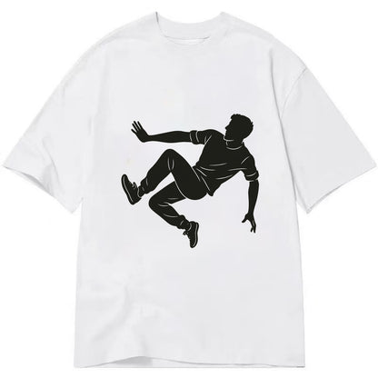 Parkour athlete wall run - Classic T-shirt - White