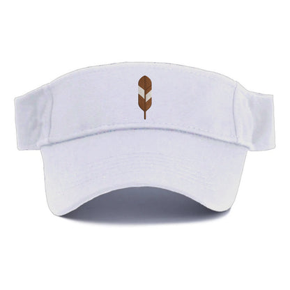 Eagle Feather  - Visor - White