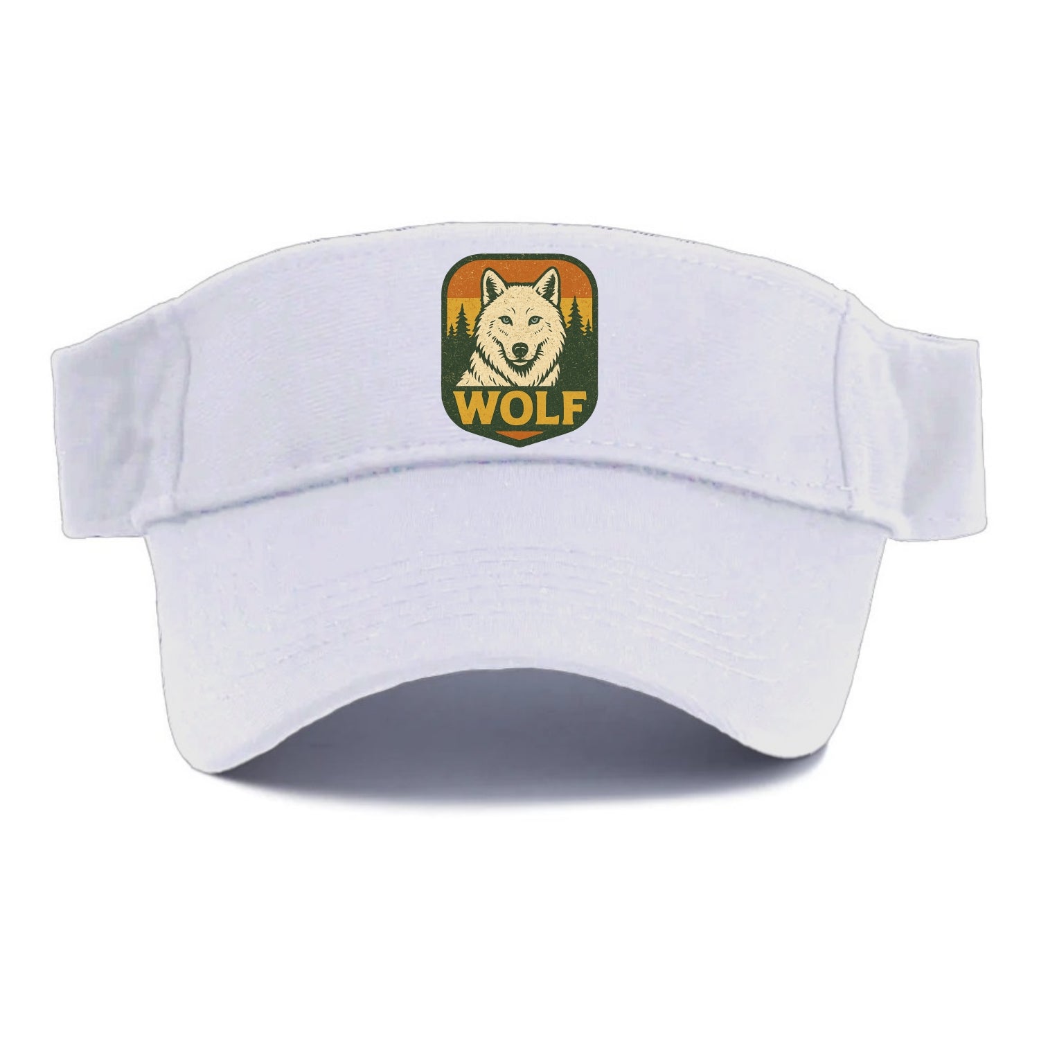 Arctic White Wolf  - Visor - White