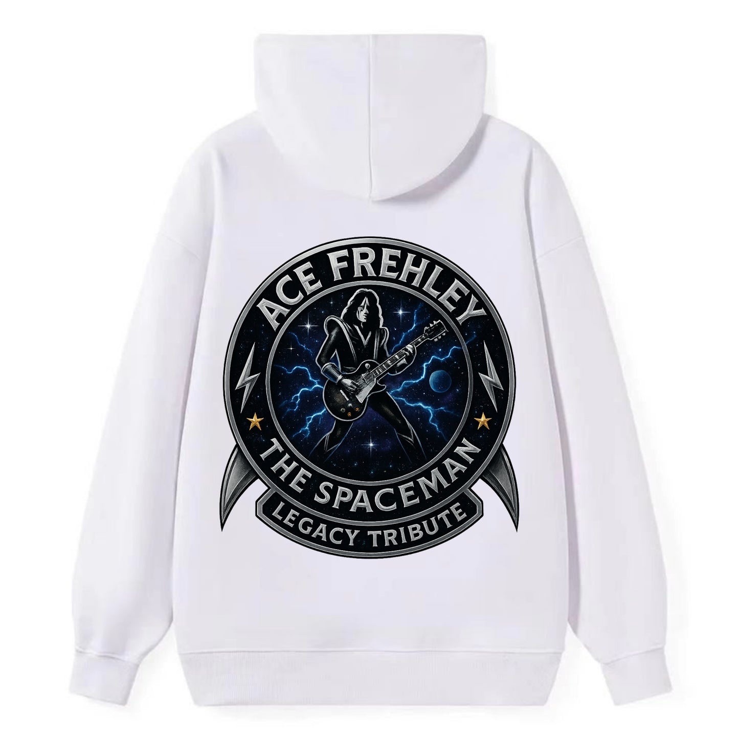 Ace Legacy Seal - Classic Pullover Hoodie - White