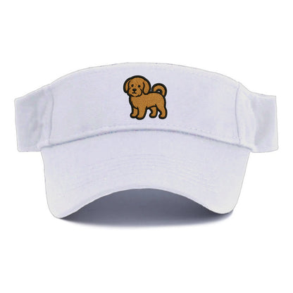 Havanese - Contemporary small dog design - Visor - White