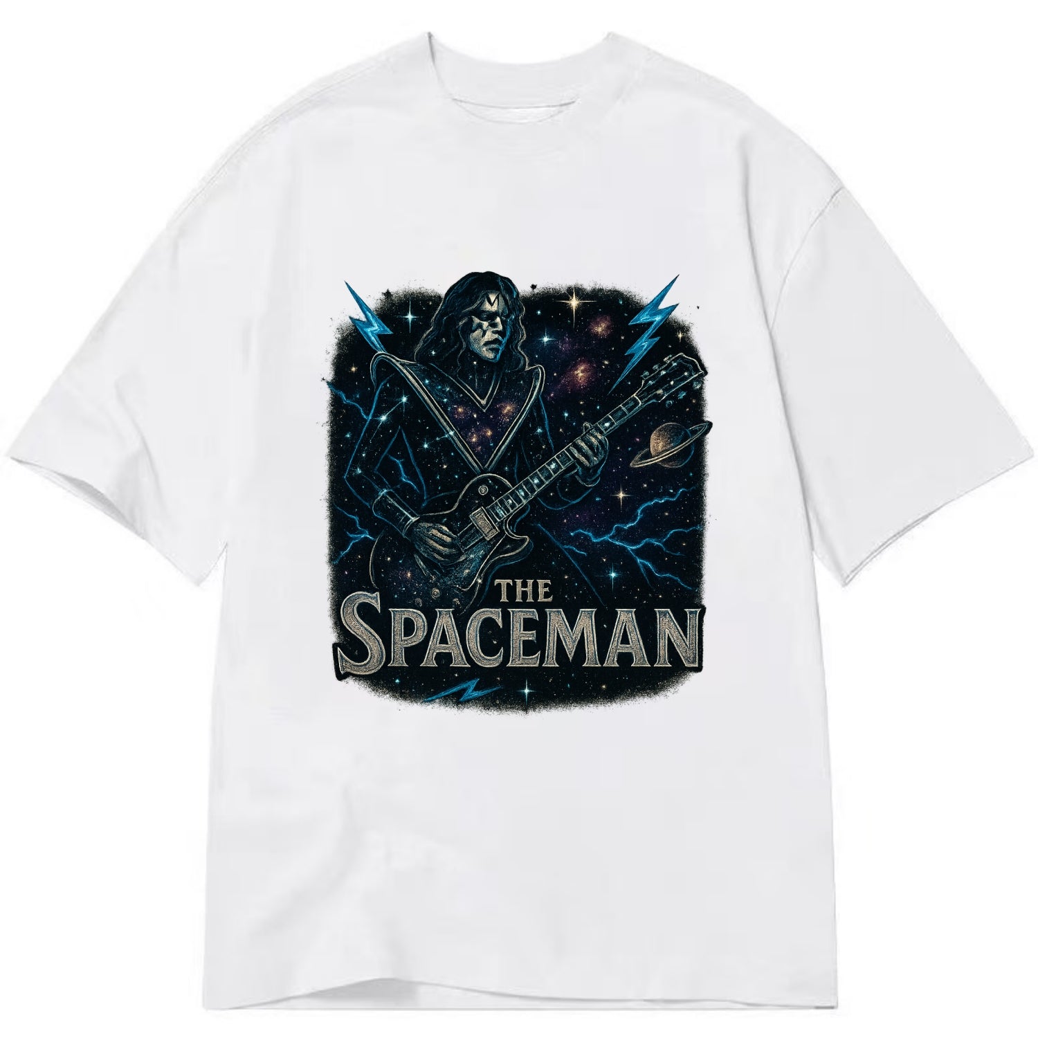 Spaceman Constellation - Classic T-shirt - White