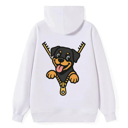 Rottweiler - Classic Pullover Hoodie - White