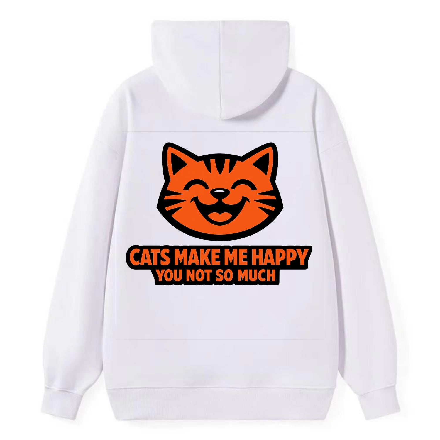 Feline Joy and Sassy Truths - Classic Pullover Hoodie - White