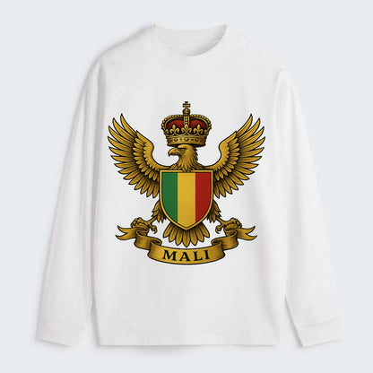Mali Royal Logo  - Classic Long Sleeve Shirt - White