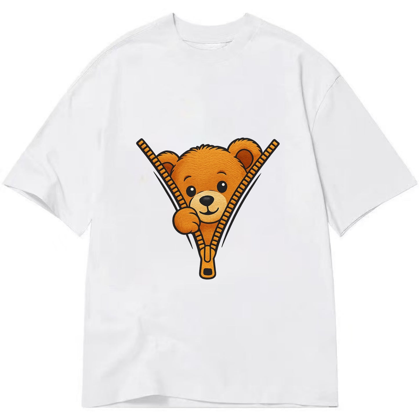 zipper bear - Classic T-shirt - White