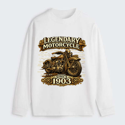 Legendary Motorcycle 1903 - Classic Long Sleeve Shirt - White