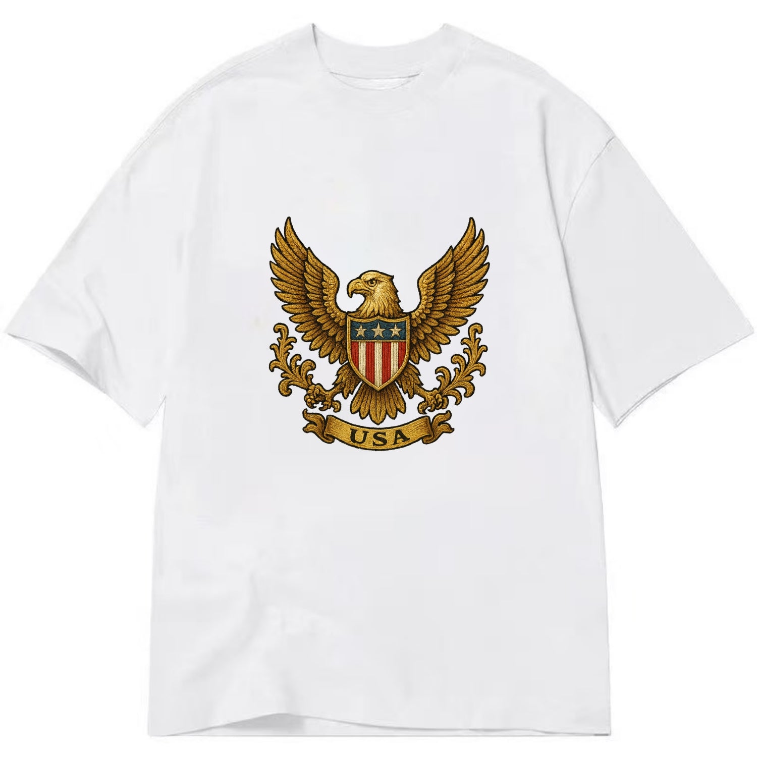 Usa Heritage Eagle 3 - Classic T-shirt - White