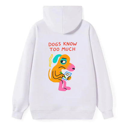 CATS OWN YOU | Cat on throne pointing down - Classic Pullover Hoodie - White