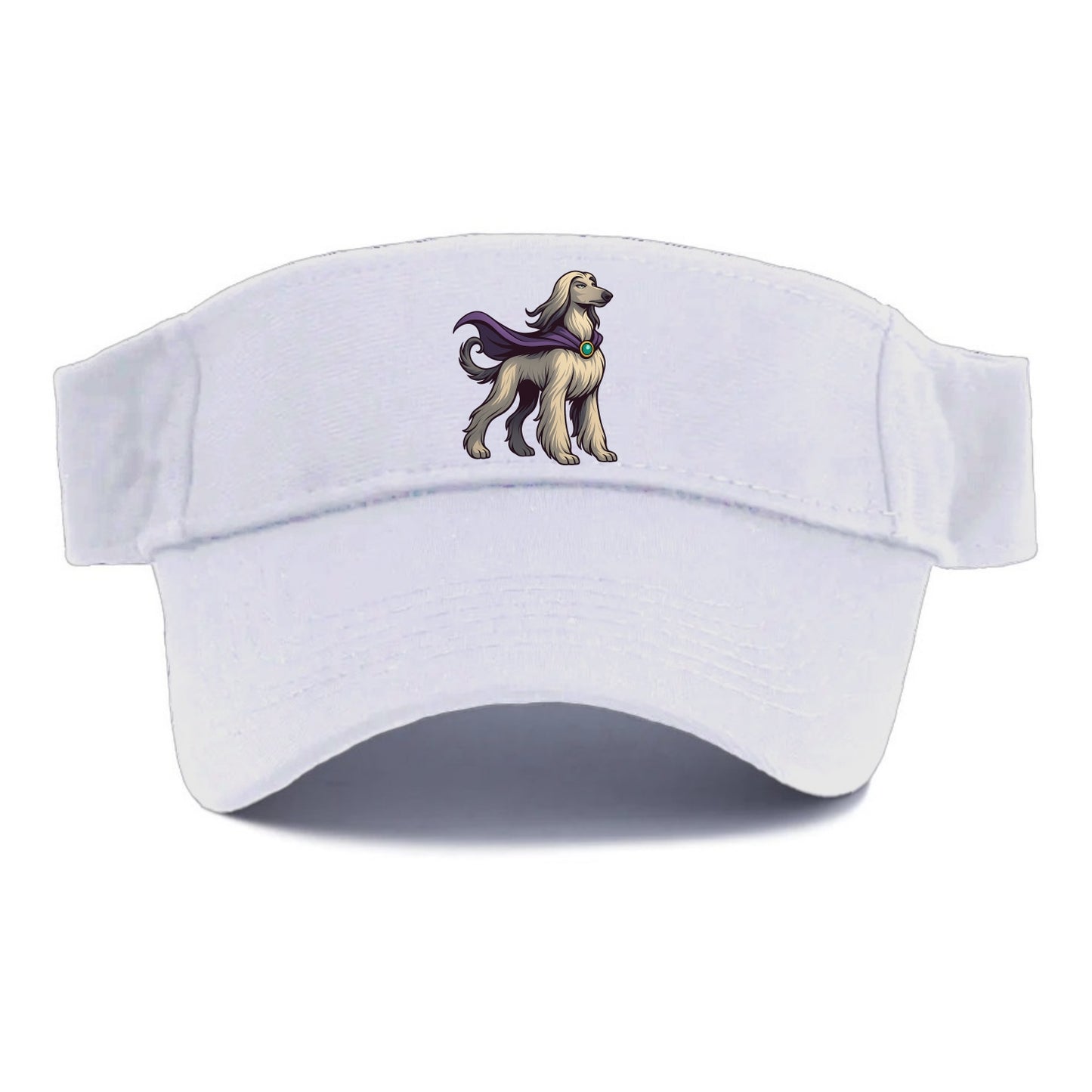 Afghan Hound Mystic Hero  - Visor - White