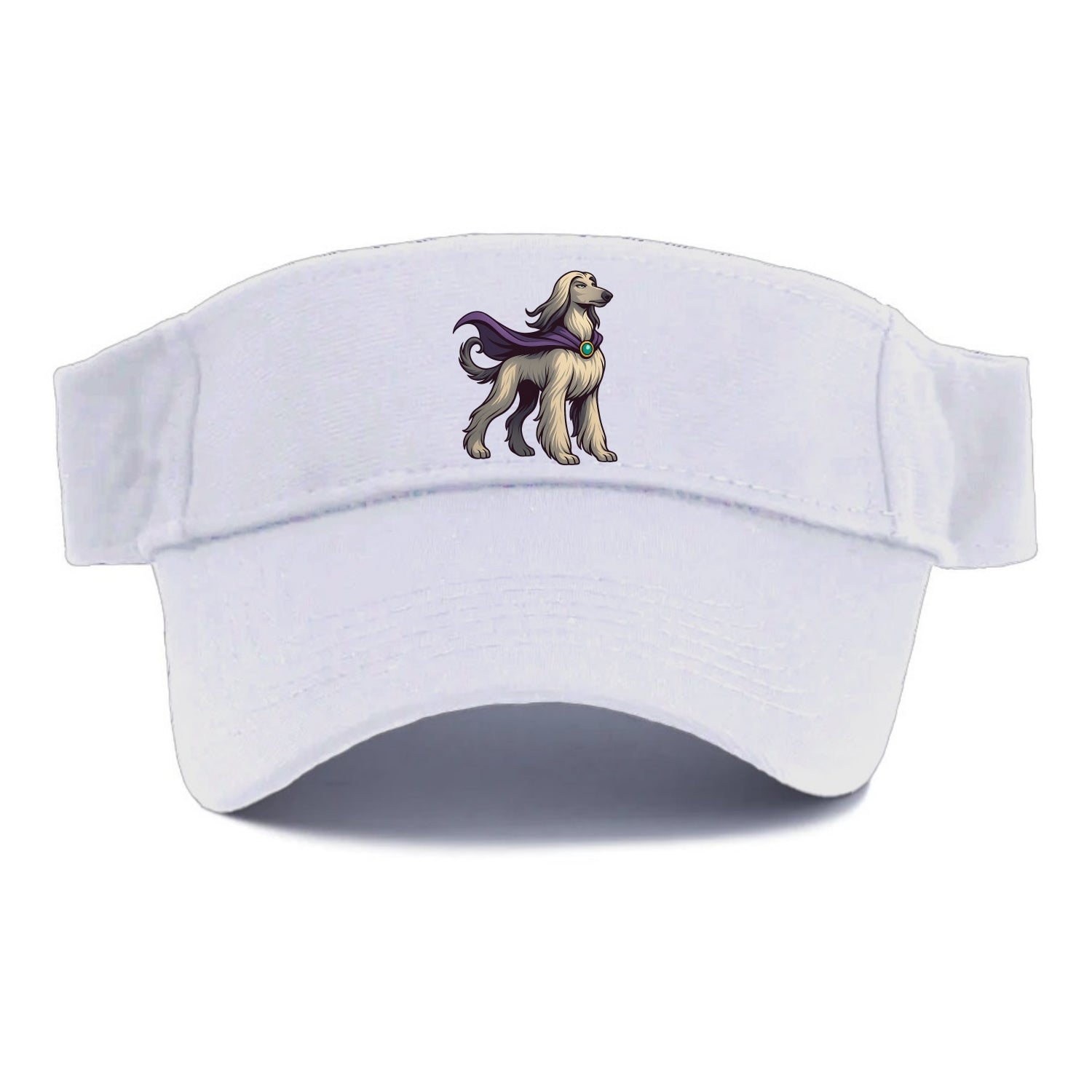Afghan Hound Mystic Hero  - Visor - White