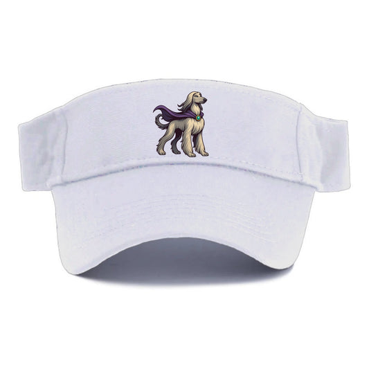 Afghan Hound Mystic Hero  - Visor - White