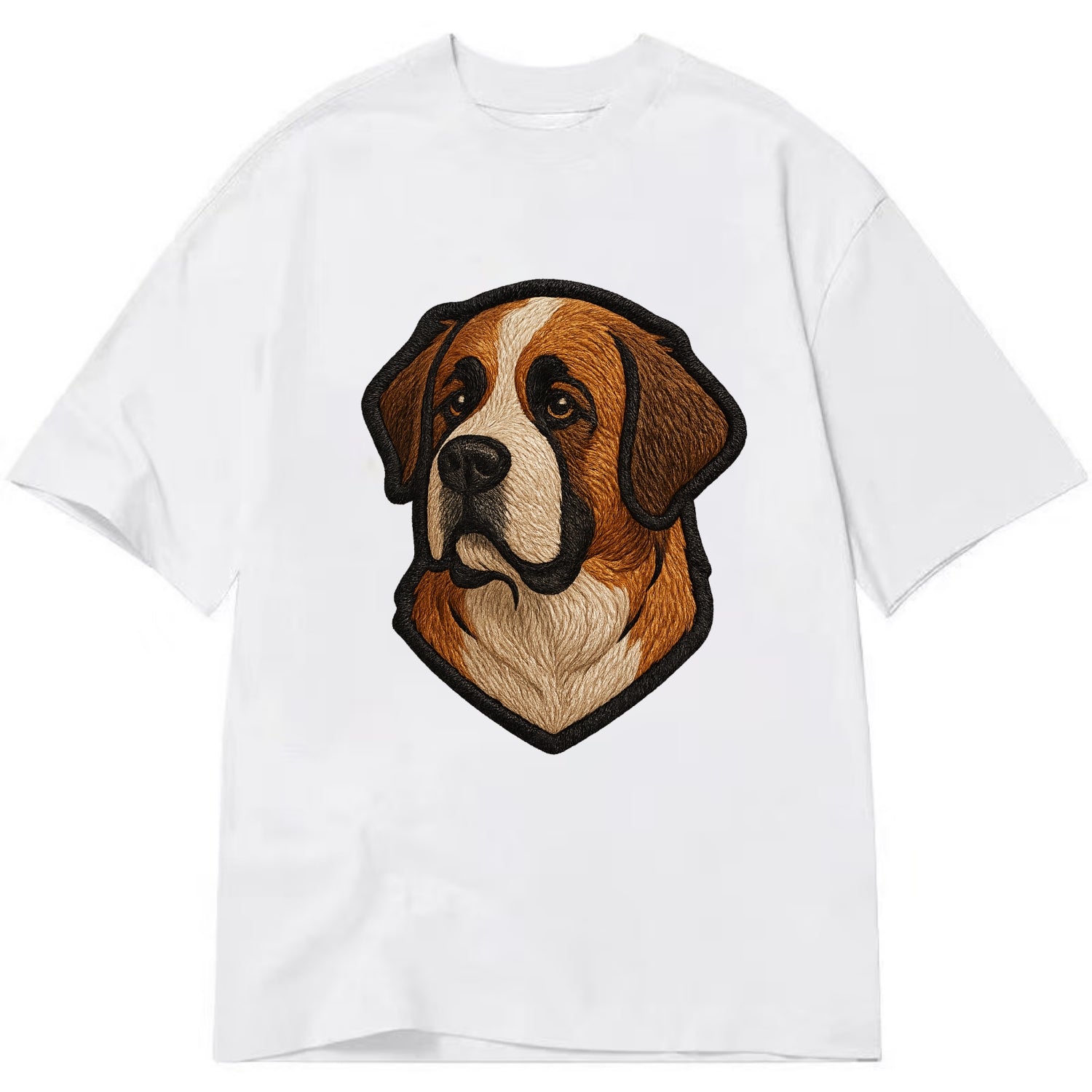 Saint Bernard - Modern gentle giant desi - Classic T-shirt - White