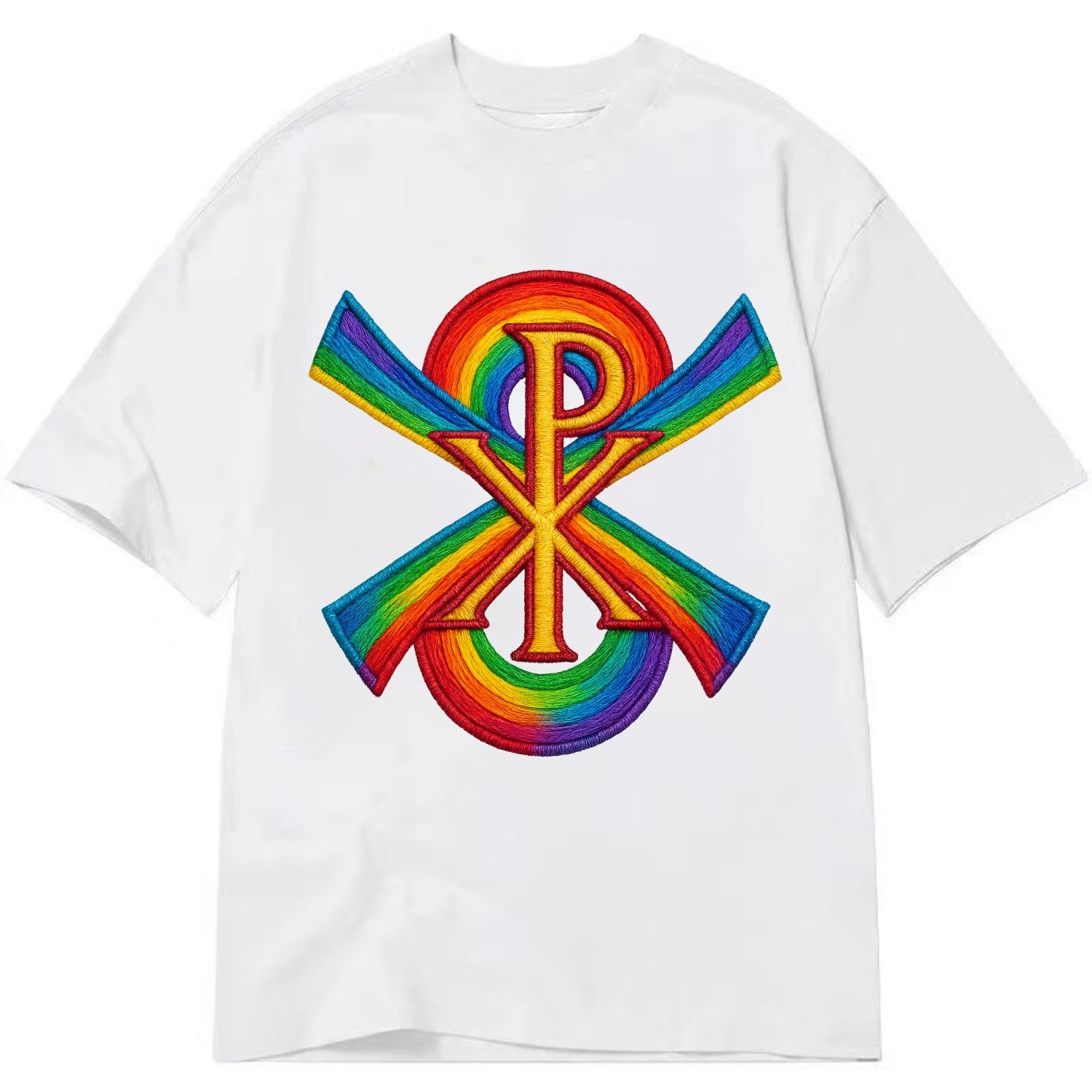 Chi Rho  - Classic T-shirt - White