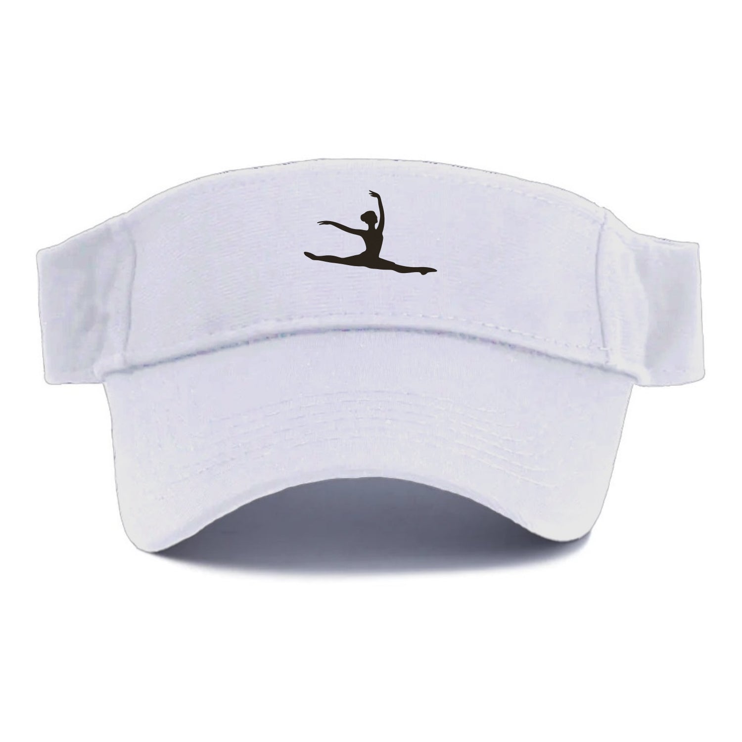 Ballet dancer in grand jete leap - Visor - White