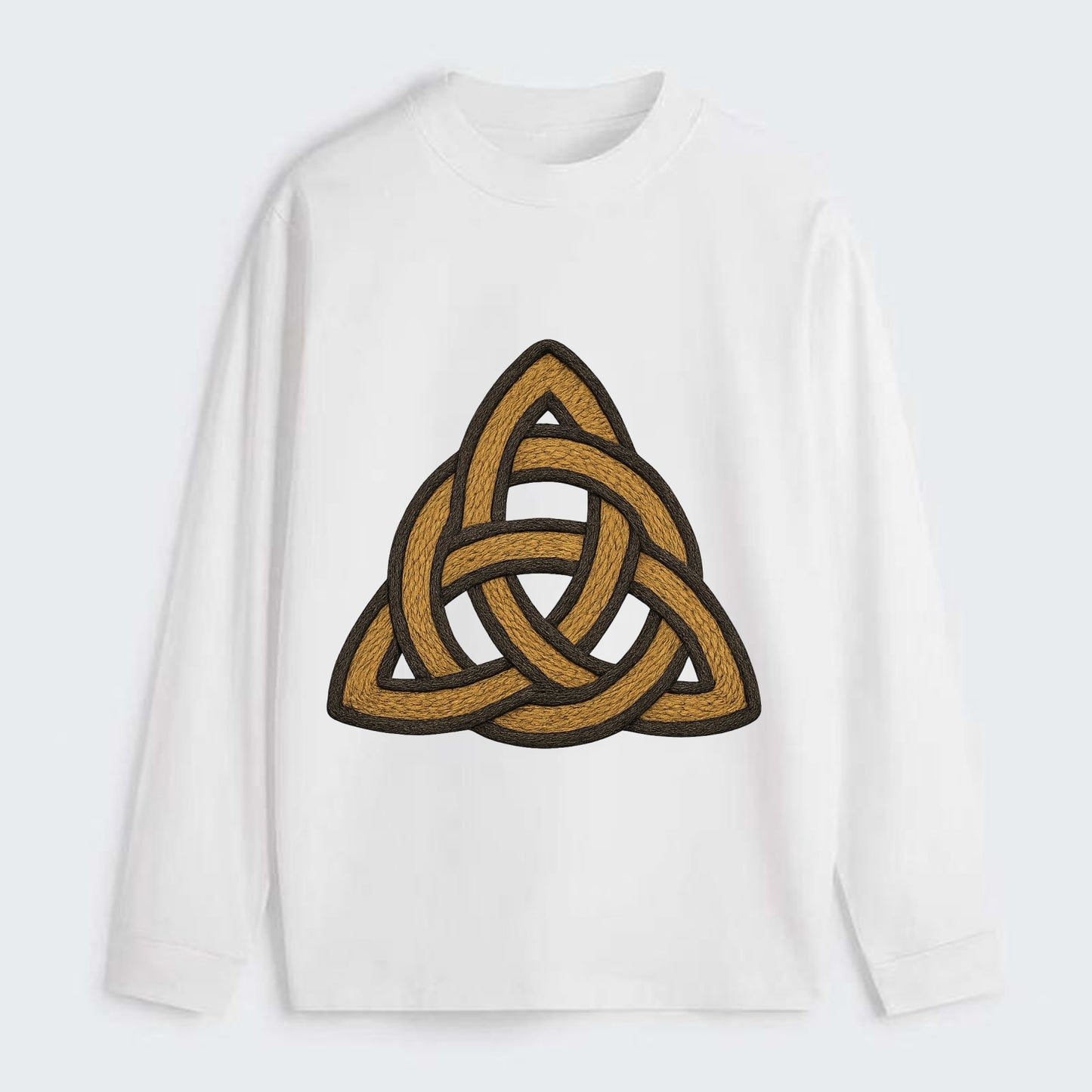 Trinity Knot  - Classic Long Sleeve Shirt - White