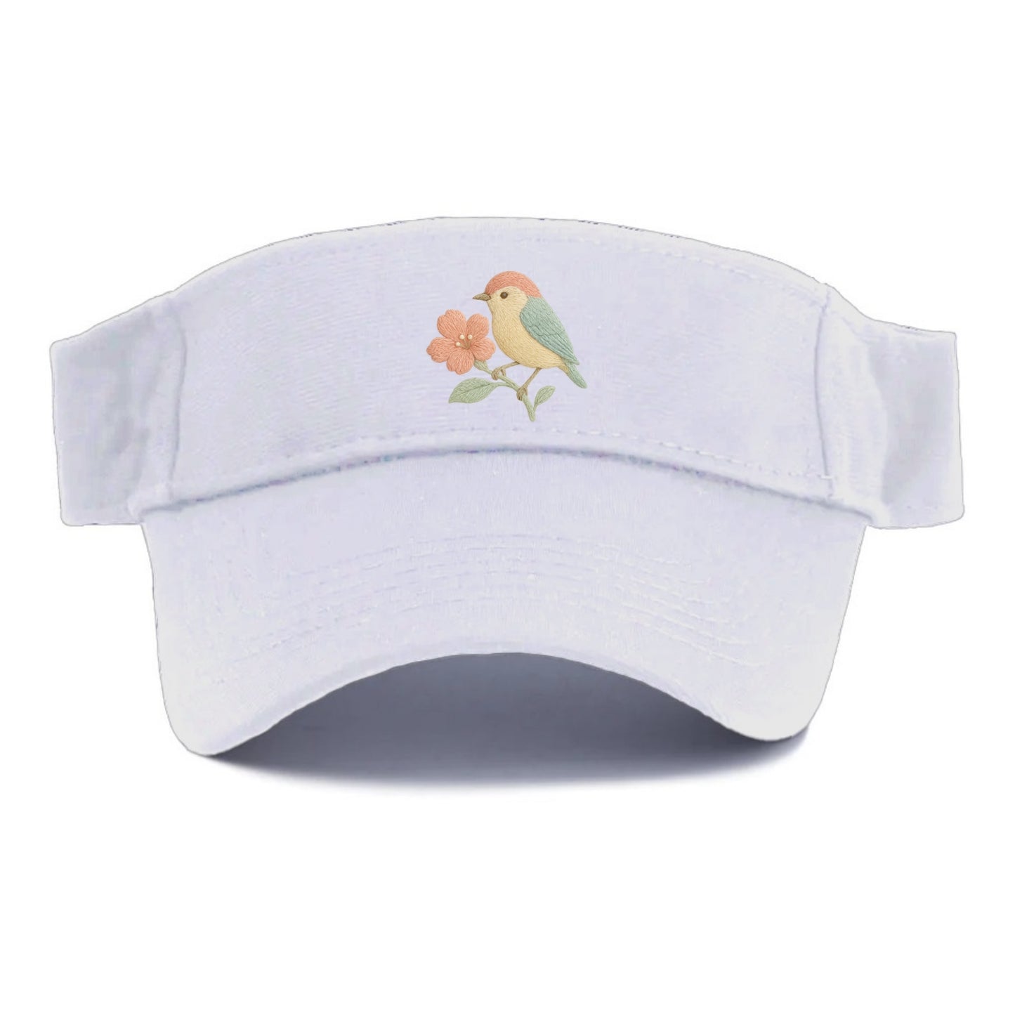 Peach Flowerpecker - Visor - White