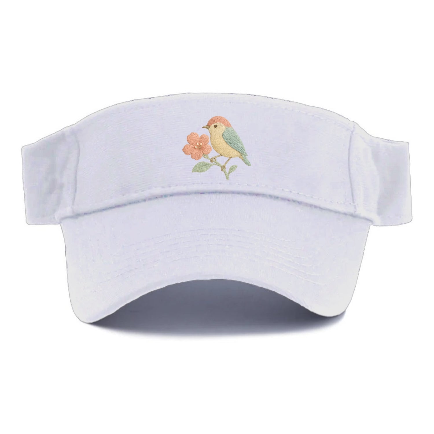 Peach Flowerpecker - Visor - White