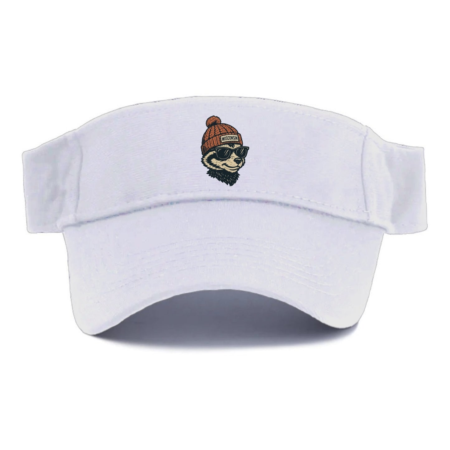 Madison Badge - Visor - White