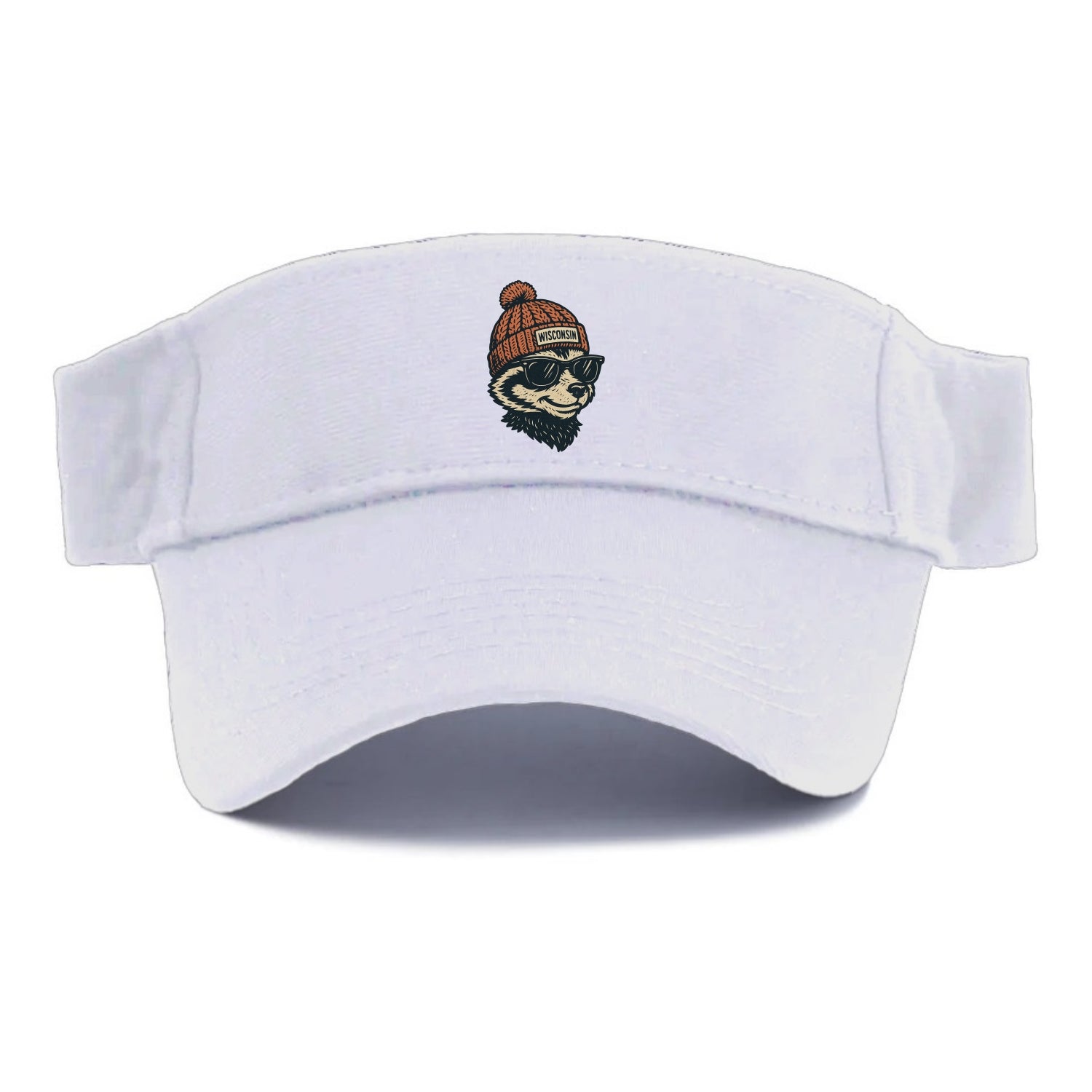 Madison Badge - Visor - White