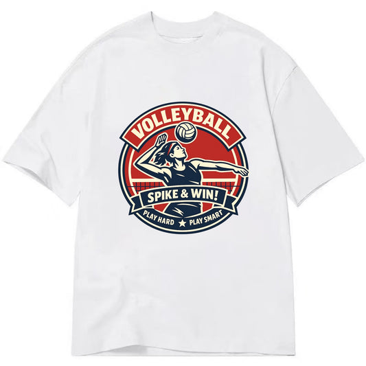 Dynamic Spike Emblem - Classic T-shirt - White