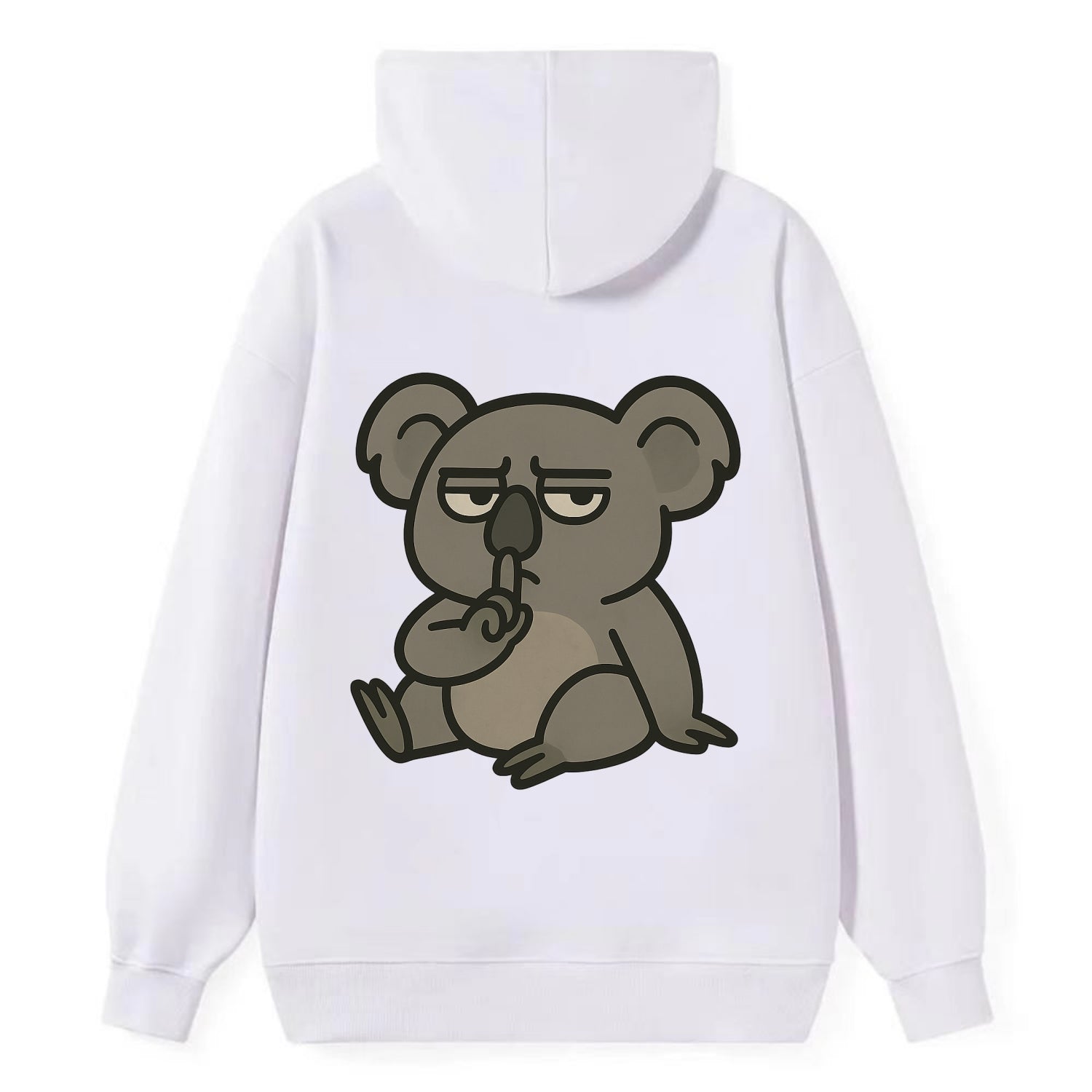 The Koala Judging - Classic Pullover Hoodie - White