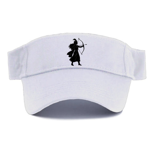Warrior princess with bow and arrow - Visor