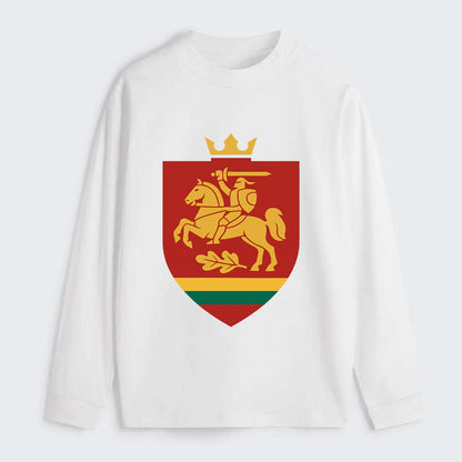 Lithuania Royal Logo  - Classic Long Sleeve Shirt - White